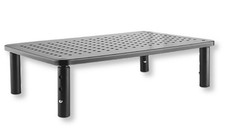 Techly Np Stand da Scrivania in Metallo per Monitor/Laptop Nero
