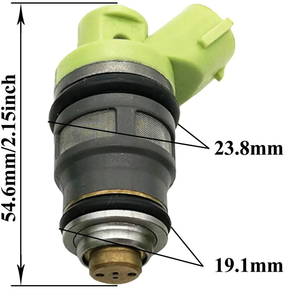 23250-75060 4 piezas inyectores de combustible para camioneta Toyota 4Runner 1989-1995 Hiace 2006 Foto 3 de 4