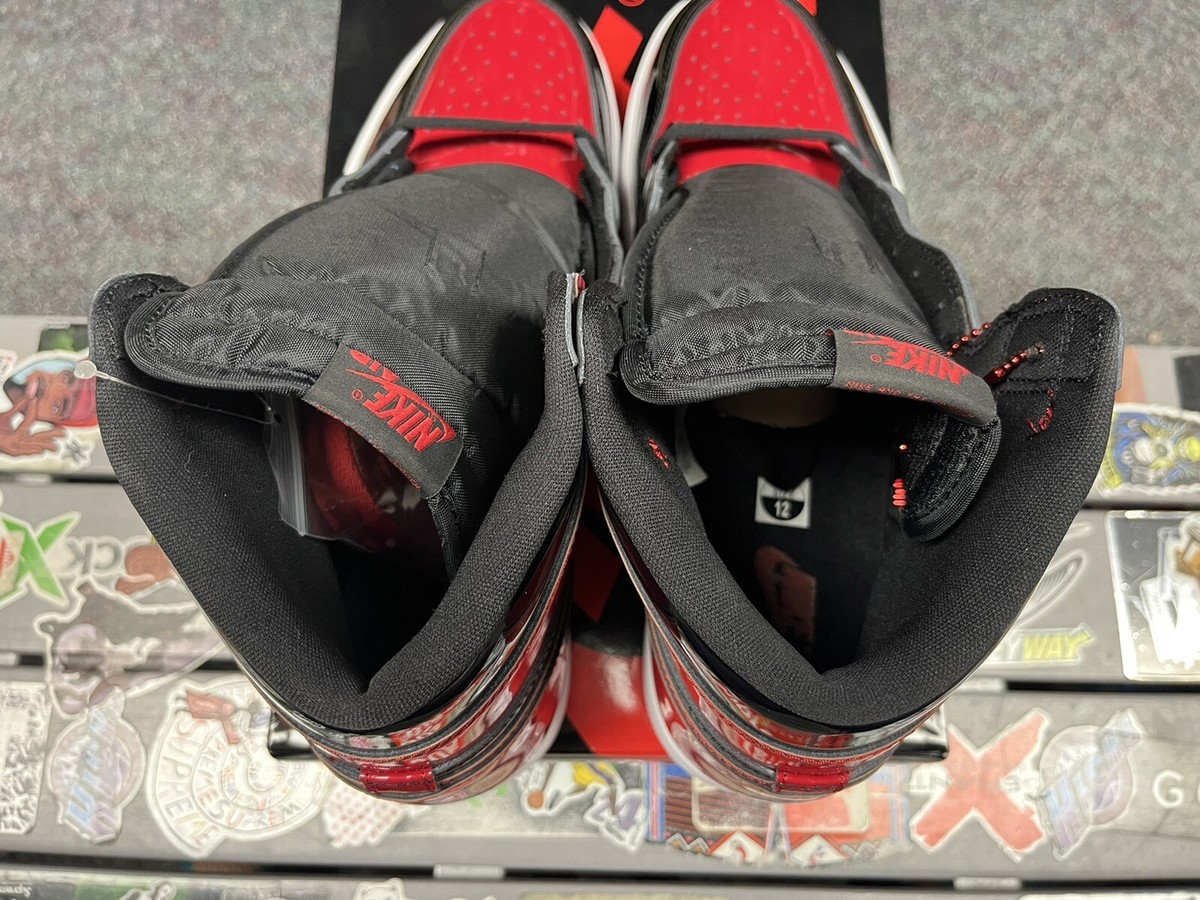 nike air jordan retro 1 bred size 12 vintage vtg authentic nike air jordan retro 1 bred size 12 vintage vtg authentic