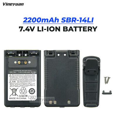 SBR-14Li FNB-101Li FNB-102Li Battery For YAESU VX-8GR FT-1DR VX-8R VX-8DR  FT-2DR | eBay