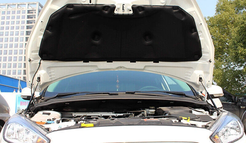 Amortiguador amortiguador de puntal amortiguador soporte elevación capó motor delantero 2 piezas para Ford Focus 2012-2017 Foto 4 de 4