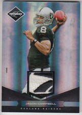 2011 Limited Threads Game-Worn Super Prime Brand Reebok Logo Jason Campbell 1/1