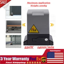 2700lbs Automatic Sliding Gate Opener Rack Driven with 2 Remotes & Complete Kit