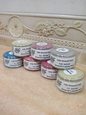 7 bottles THK 20 Gram Diamond polishing lapping paste pastes compound 0.25 - 5 U