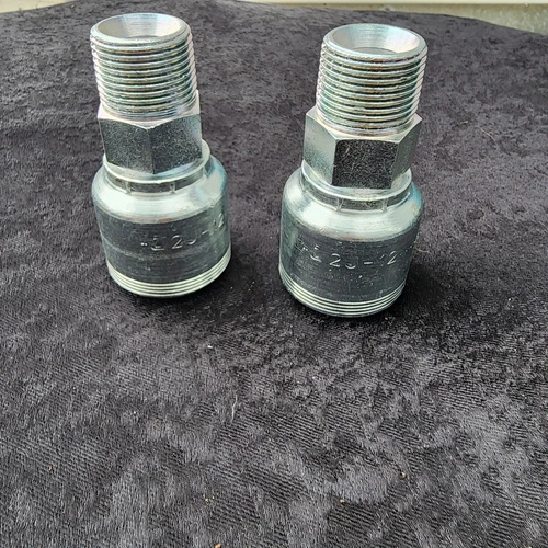 1UT71-12-12 ¾" to ¾" Male BSPT Fitting, J Series QTY. 1