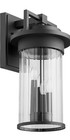 Quorum Dimas 4-Light 19" Outdoor Wall Light in Noir