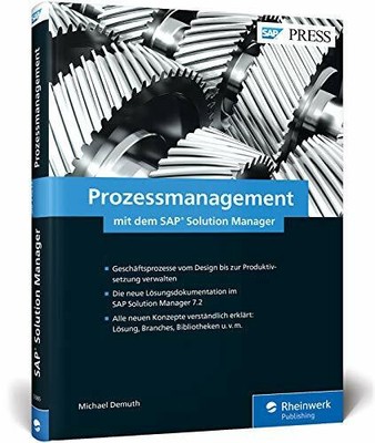 Prozessmanagement mit dem SAP Solution Manager: Die neue Buch SAP PRESS