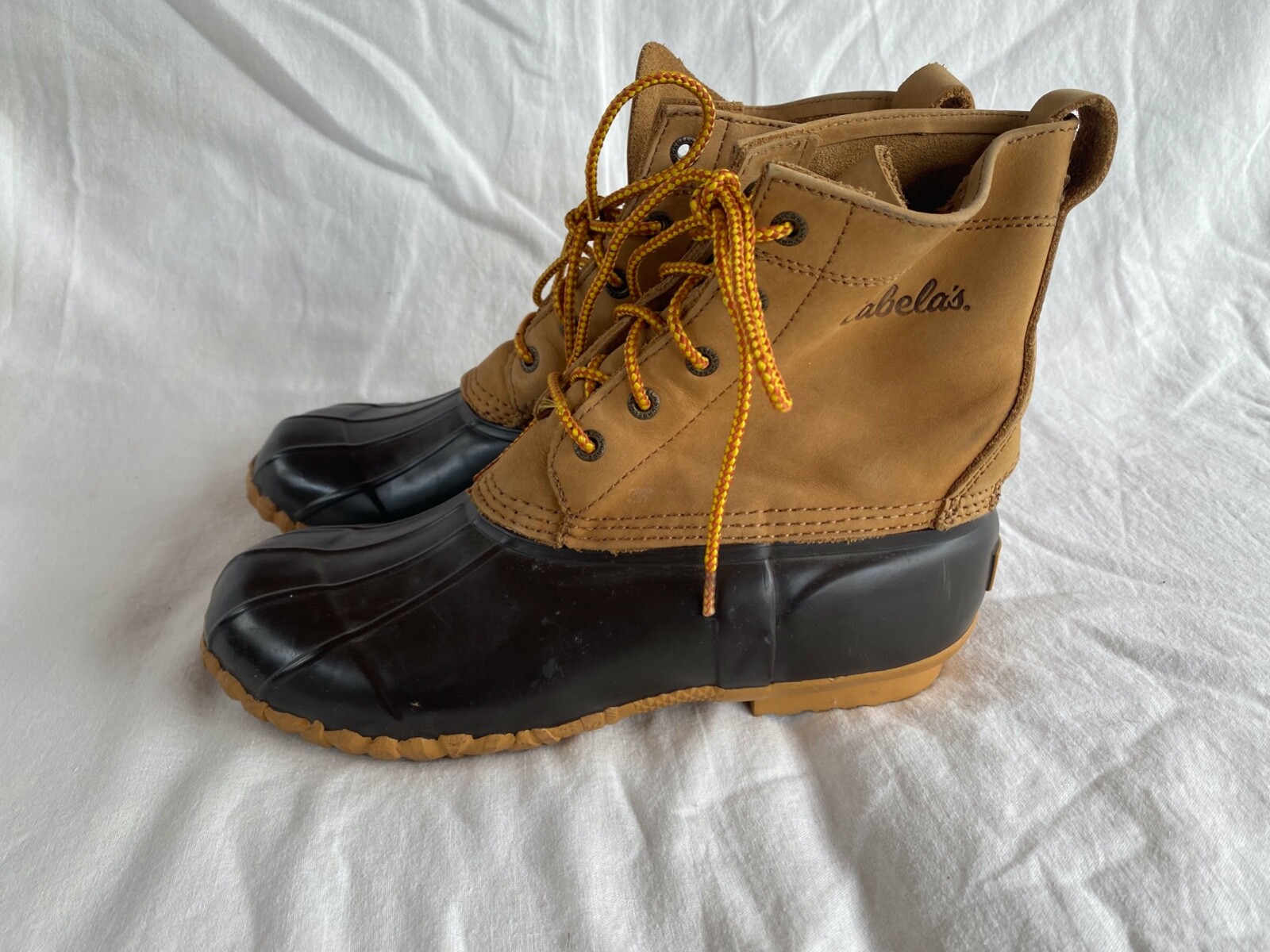 Vintage Cabela's Hunting Rain Duck Boots Mens 9 D Gem