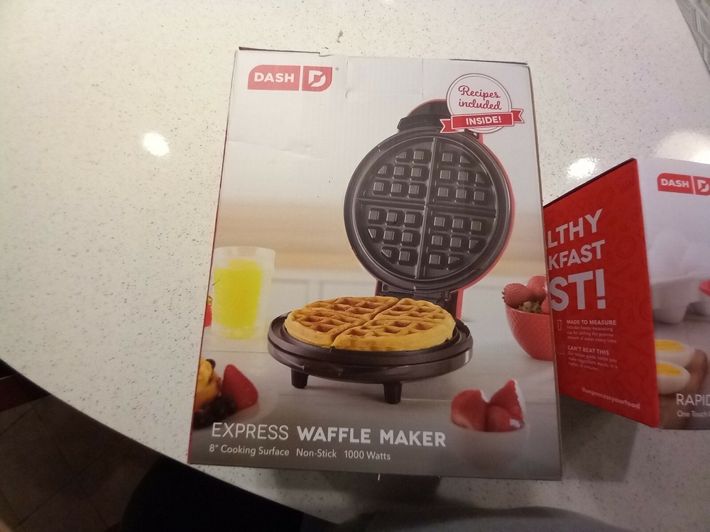 Rapid Egg Cooker and 8-Inch Waffle Maker New in Box Combo Kit Rapid Egg Cooker and 8-Inch Waffle Maker New in Box Combo Kit
