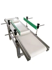 TECHTONGDA® 59"Length 11.8"Width Industrial Transport Baffle PVC Conveyor System