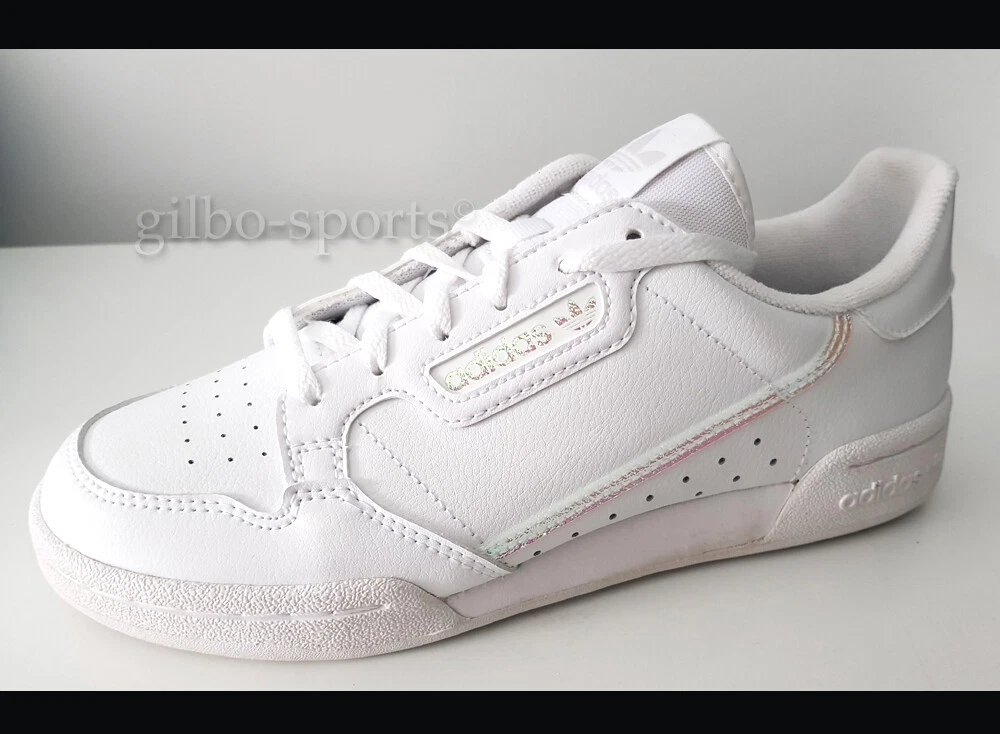 Adidas Continental 80 J White Metallic Gr e 38 wei chrom EF8209