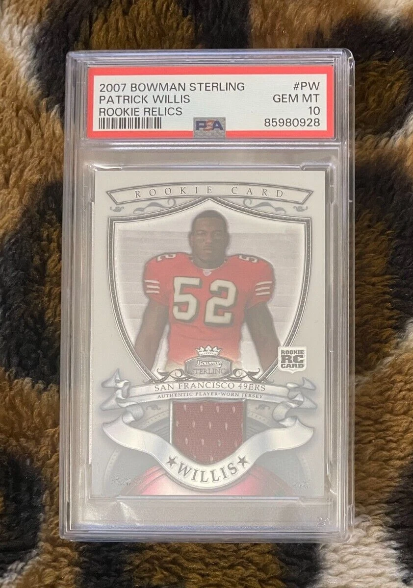 Patrick Willis Bowman Sterling Rookie Relics #PW Base