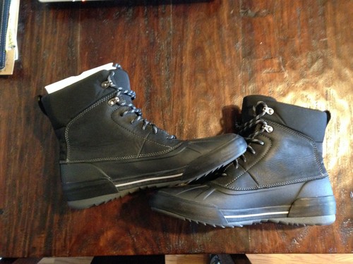Clarks Bowman Peak Mens Black Leather 