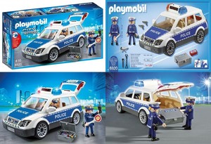 playmobil 6920 city action police squad car with lights and sound