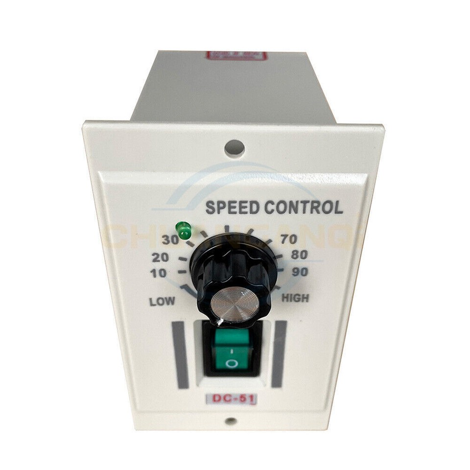 DC 0-90V Knob Motor Speed Controller Variable Adjustable Speed AC 110V ...