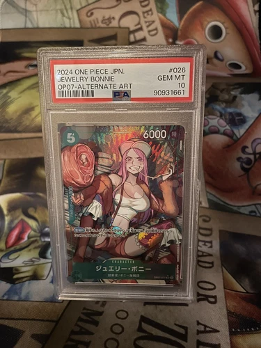 PSA 10 Jewelry Bonnie OP07-026 Alt Art One Piece Card Japanese 2024