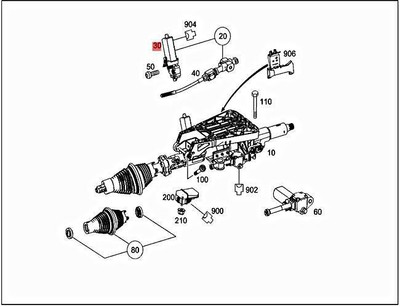 Genuine MERCEDES A207 C207 C292 W166 X166 Actuator Drive 2044600425 | eBay