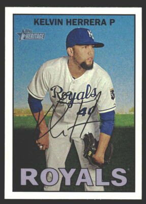 Kelvin Herrera #146 2016 Topps Heritage Kansas City Royals
