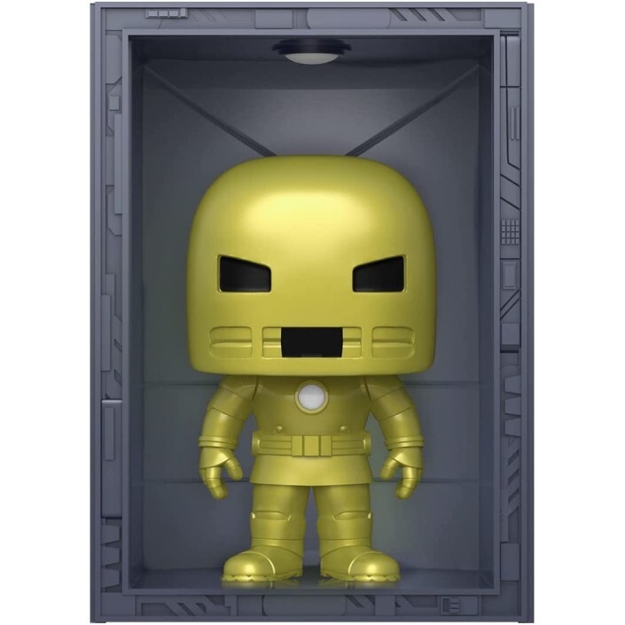 Figura Funko Pop! Deluxe Marvel Salón de Armaduras Iron Man Modelo 1 Armadura Do