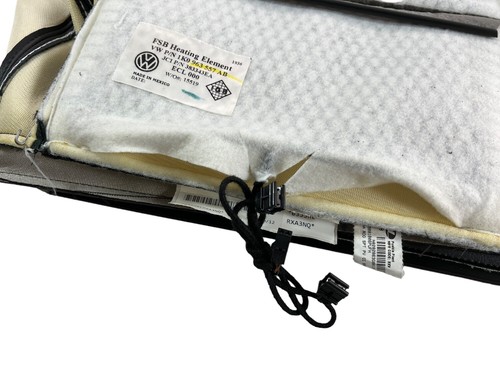 OEM Lehnenbezug Leder schwarz Lehne Beifahrersitz VW Golf 6 rechts 1K Jetta hzb - Picture 3 of 12