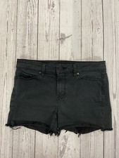 Calvin Klein Black Shorts Women  s Size 2 Frayed Hem