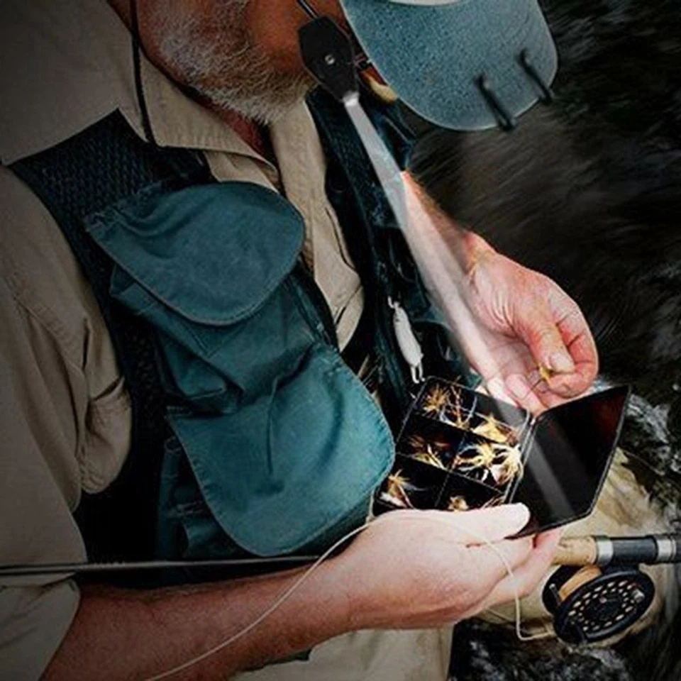 2Pcs/Lot Reading Lights Portable Flexible Eyeglass Clip Book Lights5563 - Image 2 of 4