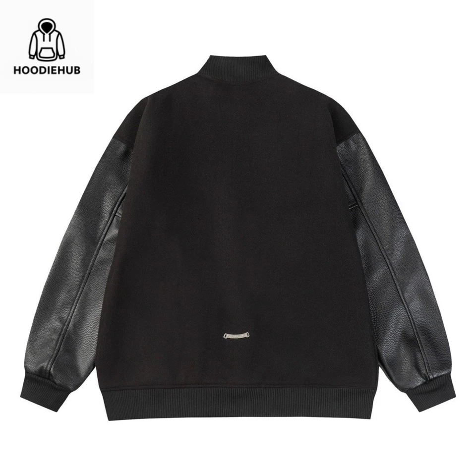 High Quality Unisex Streetwear Beautiful Black Leather Jacket || All Sizes - Image 2 of 4