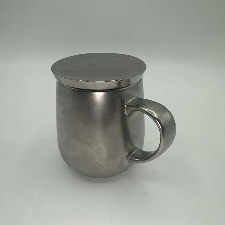 Caneca OHOM Kopi UI cerâmica autoaquecimento 12 oz caneca com carregador prata - Imagem 3 de 4