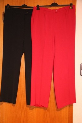 2  x Damen-Hose Größe 48, Frankenwälder dunkelblau und Basler rot
