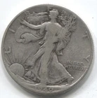 1940- WALKING LIBERTY HALF DOLLAR -90% SILVER - LOT # 257