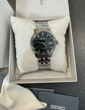 Seiko Presage Automatic Green Dial Steel Bracelet Watch SRPE15 New Made In Japan