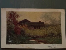 1904 Hearst Postcard October Morning Mana Undivided Back NY Sunday American