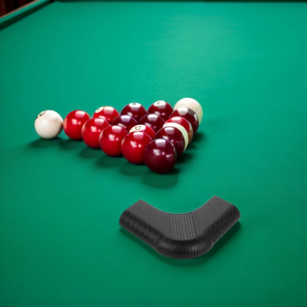 6Pcs Nylon Pool Table Corner Guards Black Replacement Bumpers