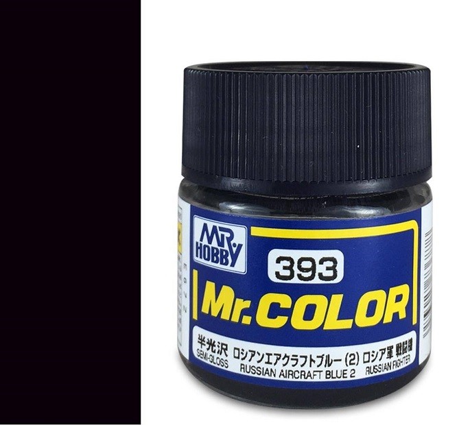 Mr Hobby - Gunze C-393 Mr. Color Russian Aircraft Blue II 10ml, New