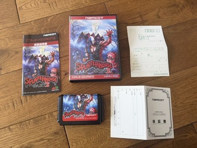 Splatterhouse Part 2 Sega Mega Drive Japan T-14143 Boxed Manual Reg Card Clean