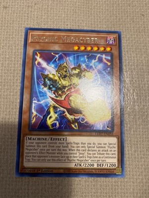 Yu-Gi-Oh! psychic megacyber mint rare 1st ed LED7-EN033