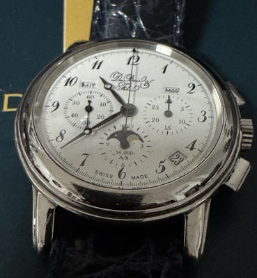 Dubois Chronograph Kalender Mondphase Zenith El Primero 410 Chronomaster