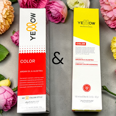 Yellow by Alfaparf Permanent Hair Color Cream 100ml - 3.42oz
