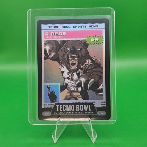 2026 Bo Jackson Battle Arena A Bear (Bobby Hebert) Steel Tecmo News #N663