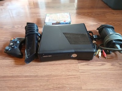 Microsoft Xbox 360 S Console Black with Kinect Slim 4GB Bundle
