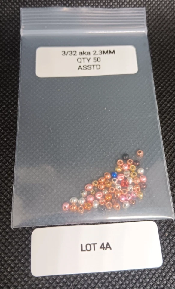 Premium Tungsten Fly Tying Beads-Assorted Sizes, Colors and Types-Premium Beads - Image 2 of 4