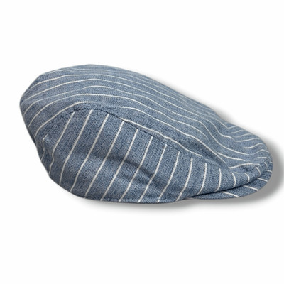 David & Young Stripe Hat M/L Flat Cap