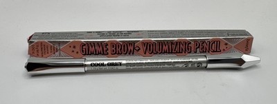 Benefit Cosmetics Gimme Brow + Volumizing Fiber Eyebrow Pencil ~ COOL GREY ~ NIB