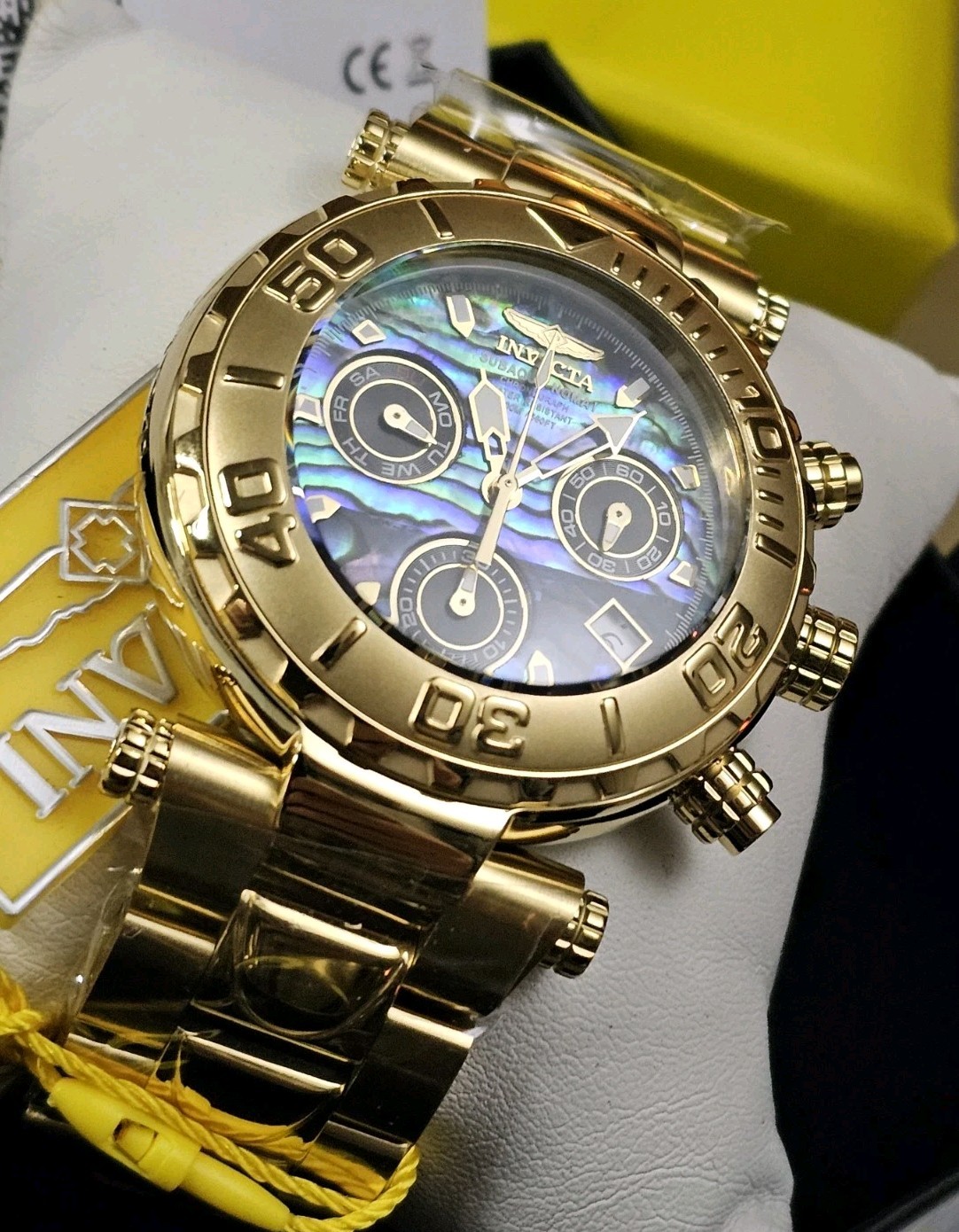 Invicta - Subaqua Noma I - Swiss Z60 - Limited Edition - Gold Plated mens watch 