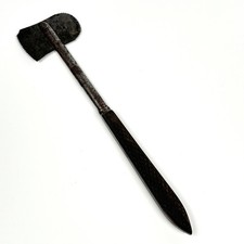 Strumento strumento vittoriano chirurgico medico sega teschio trepanning antico