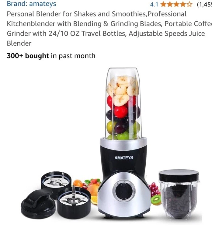 Personal Blender for Shakes and Smoothies,Professional Kitchen Blender with
Opens in a new window or