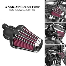 Cone Air Cleaner Red Intake Filter Breather For Harley Sportster XL 883 04-2022
