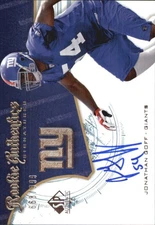 2008 SP Authentic #243 Jonathan Goff RC Auto Autograph Rookie Card /999