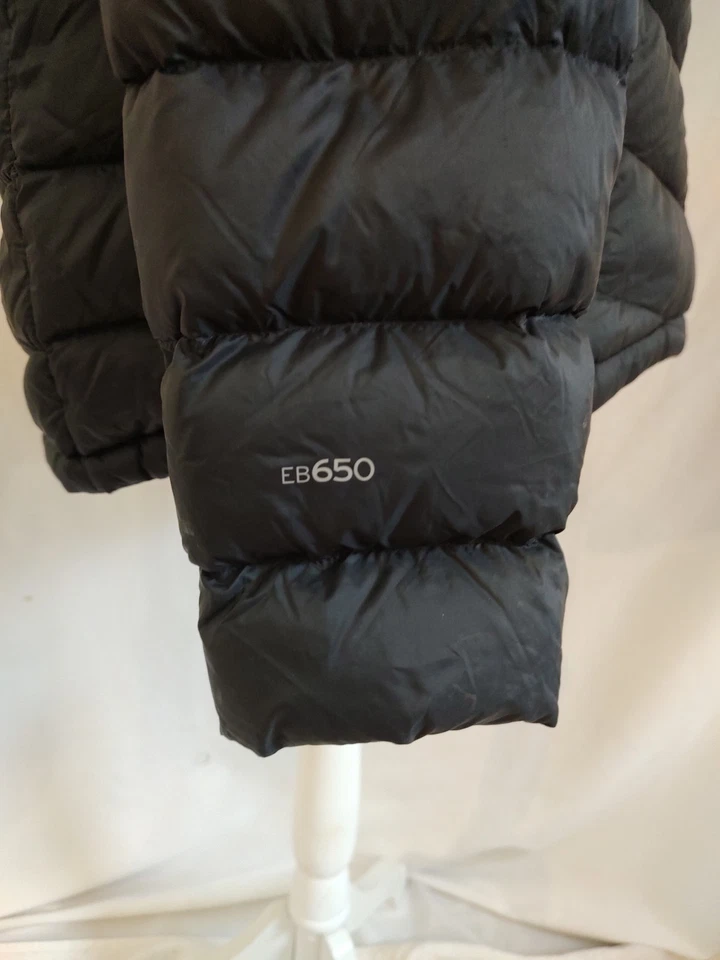 Eddie Bauer Parka Jacket EB650 Down Filled Hooded Packable Classic Black Sz XL - Image 4 of 4
