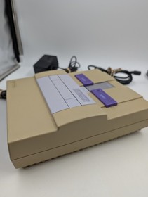 Super Nintendo SNES Console Bundle W/ Controller & Cords, Tested SNS-001